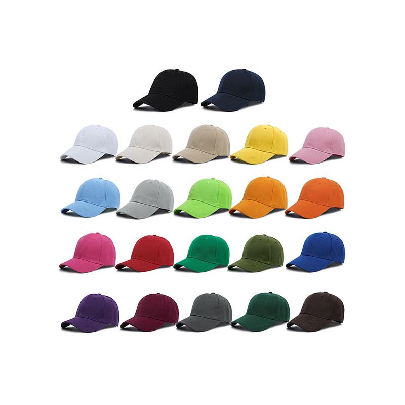 Wholesale Factory Custom Design Logo 3d Embroidery Baseball Hat Blank Gorras Plain Sport Baseball Cap