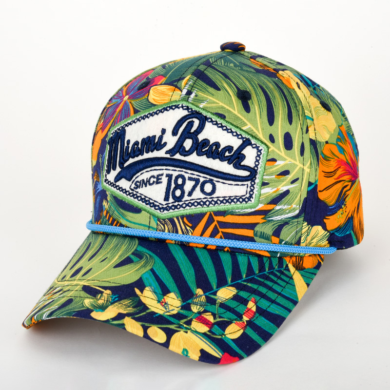 Casual Breathable Hawaiian Pattern Sports Caps Man Baseball Hats Sport Cap Hat