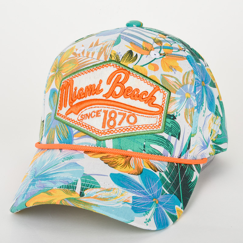 Casual Breathable Hawaiian Pattern Sports Caps Man Baseball Hats Sport Cap Hat