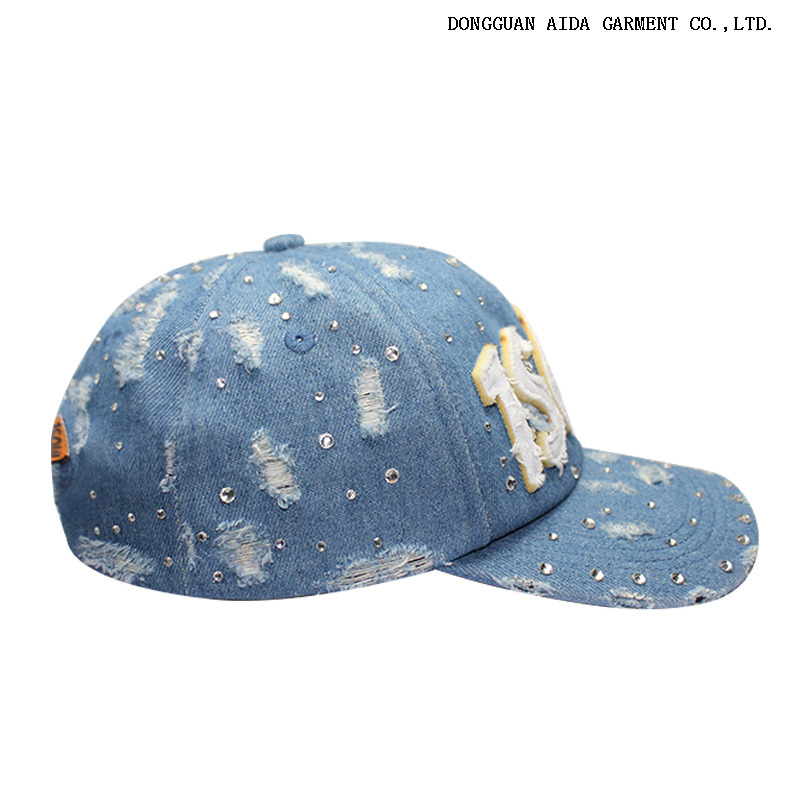 Vintage and aged washed curved brim baseball cap
