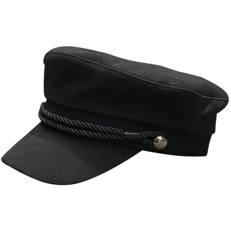 High Quality Wool Hat Military Style Captain Cap