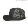 3D embroidery logo + back panel mesh ventilation + windproof snap fastener