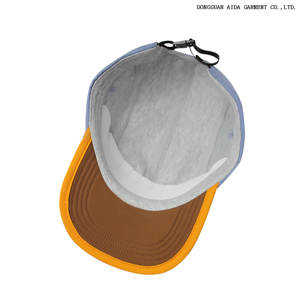 P500 Cotton 5-Panel Structured Curved Brim Cap