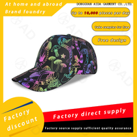 STREET01 Street Trend: Colorful Patchwork, Curved Eaves, Baseball Cap