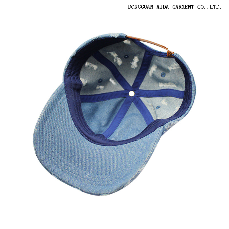 Vintage and aged washed curved brim baseball cap