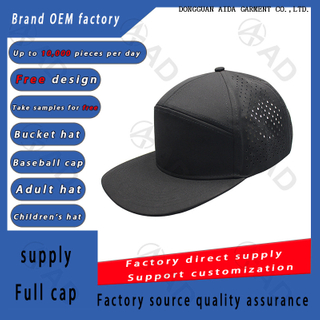 Baseball caps can be customized in various colors and with multiple processes