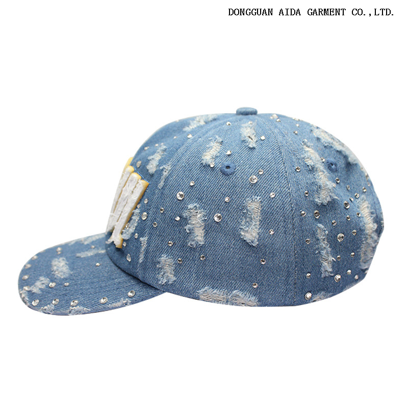 Vintage and aged washed curved brim baseball cap