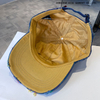 2025 New Colorful Hole-Embossed Washed Denim Baseball Cap - Children's Spring-Autumn Casual Multi-Functional Sun Hat for Men, Trendy Style