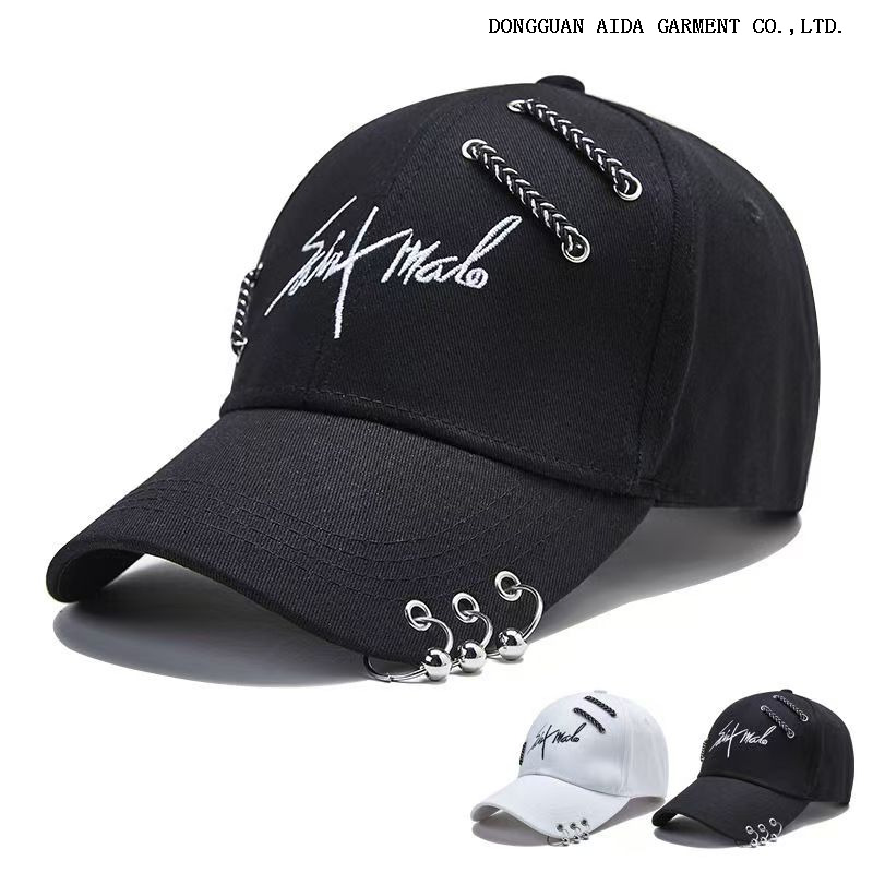 Korean version trendy ins baseball cap fashionable and versatile sun protection and shading hat for men, summer baseball cap, street dance hat