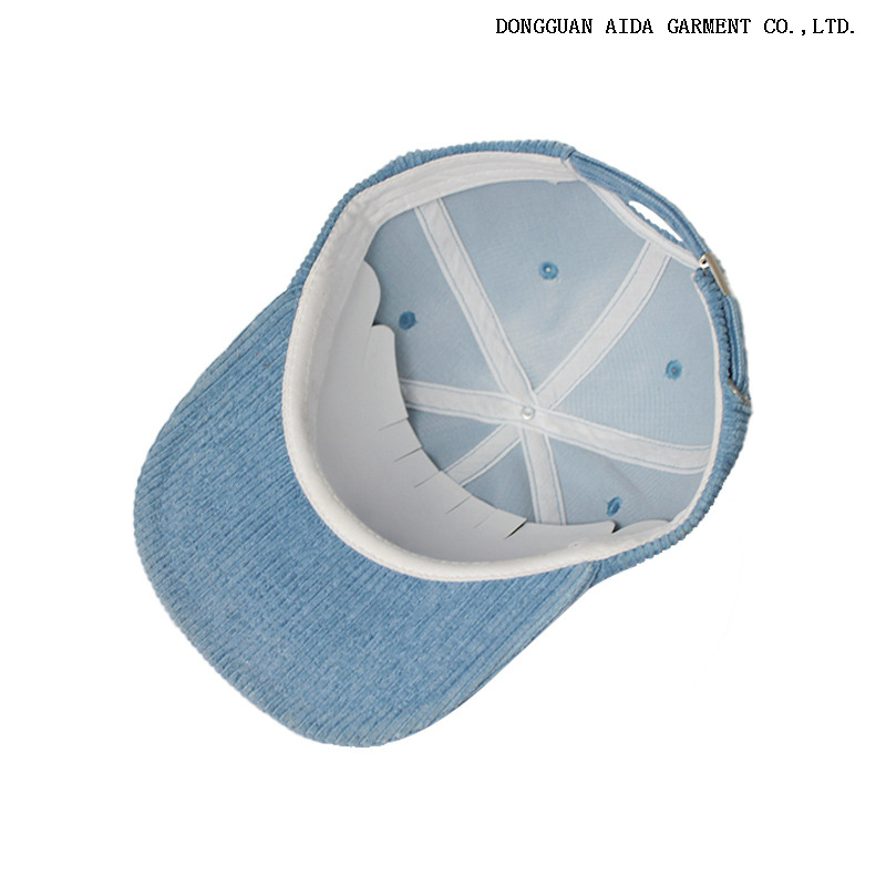 CR01 Denim Plaid Stripes Adjustable Vintage Baseball Cap