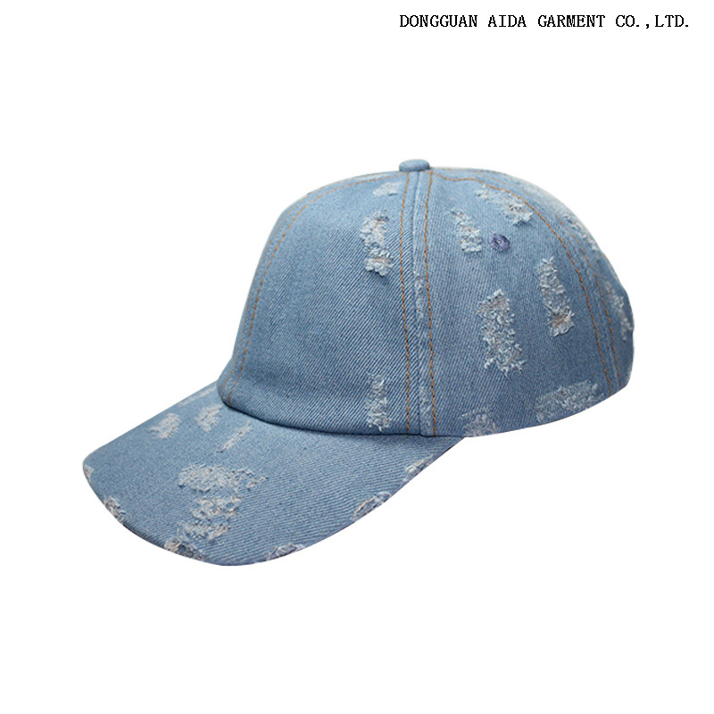 Vintage and aged washed curved brim baseball cap