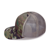 3D embroidery logo + back panel mesh ventilation + windproof snap fastener