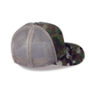 3D embroidery logo + back panel mesh ventilation + windproof snap fastener