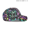 STREET01 Street Trend: Colorful Patchwork, Curved Eaves, Baseball Cap