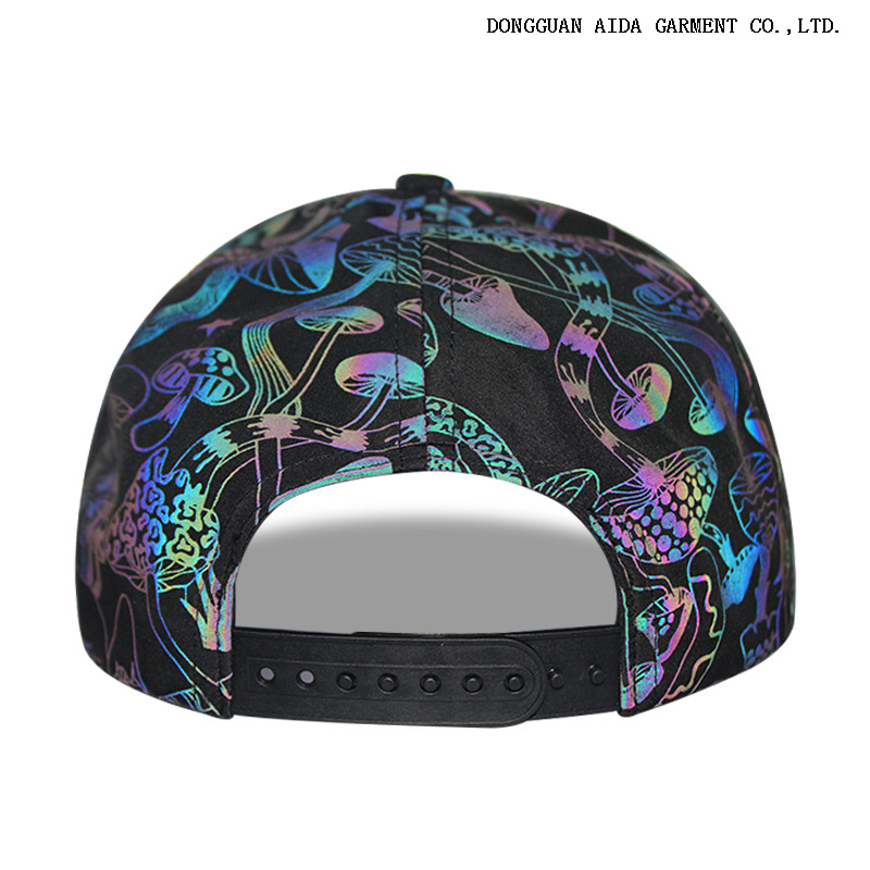 STREET01 Street Trend: Colorful Patchwork, Curved Eaves, Baseball Cap