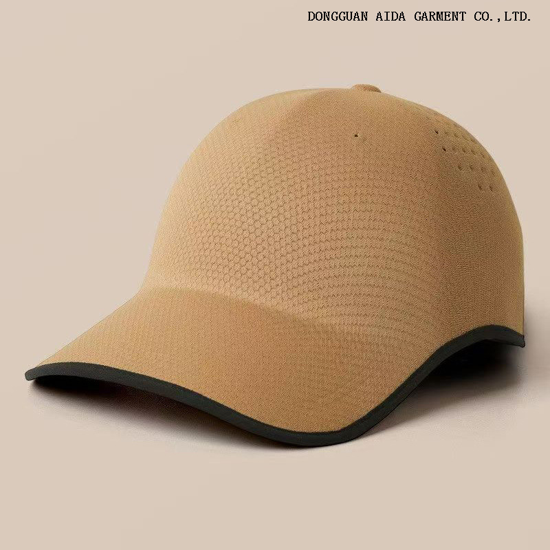 Summer lightweight seamless one-piece breathable baseball cap for men and women, sun protection and UV protection hat, versatile beanie hat