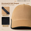 Summer lightweight seamless one-piece breathable baseball cap for men and women, sun protection and UV protection hat, versatile beanie hat